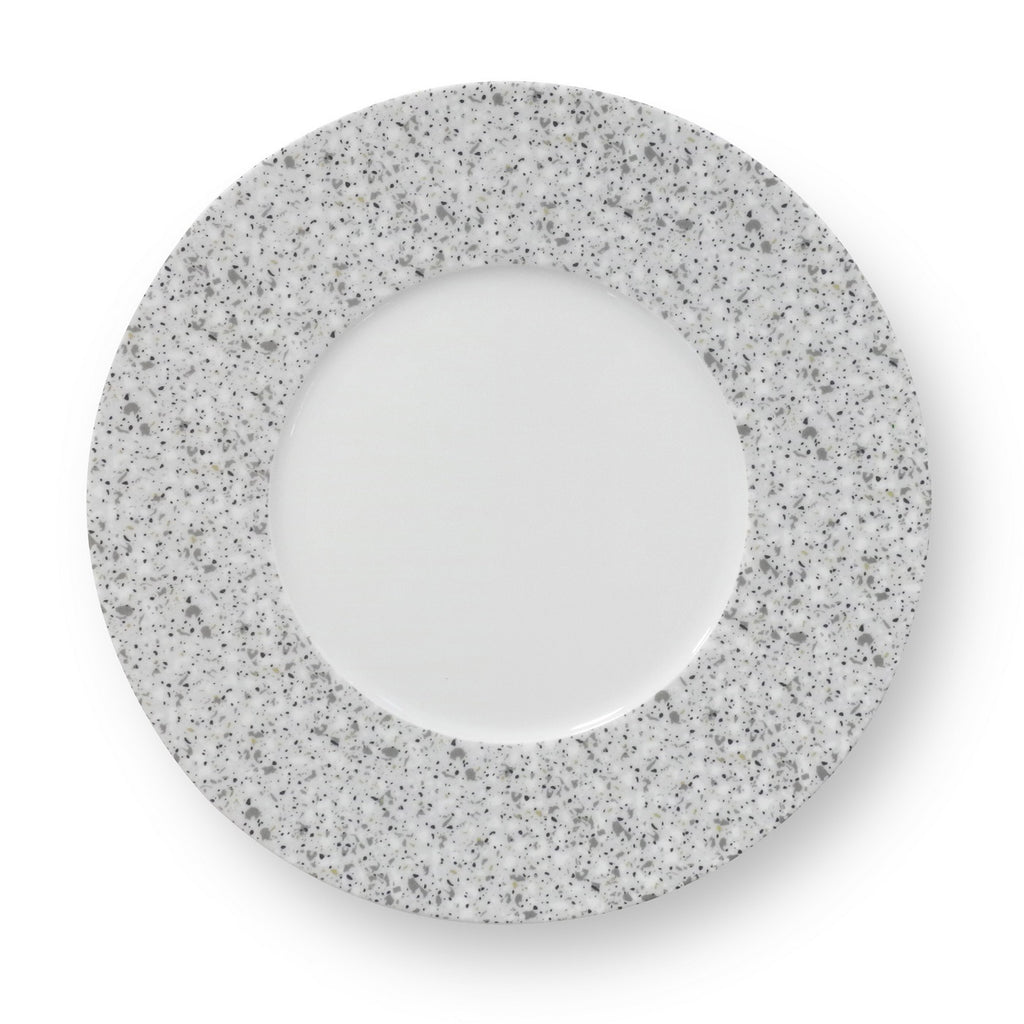 Cosmo - Service 18 Pièces - Porcelaine - Blanc/Gris