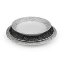 18 Piece Service - Cosmo - White And Gray