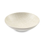 Ivory Tweed - 18 Piece Service - Stoneware - Ivory