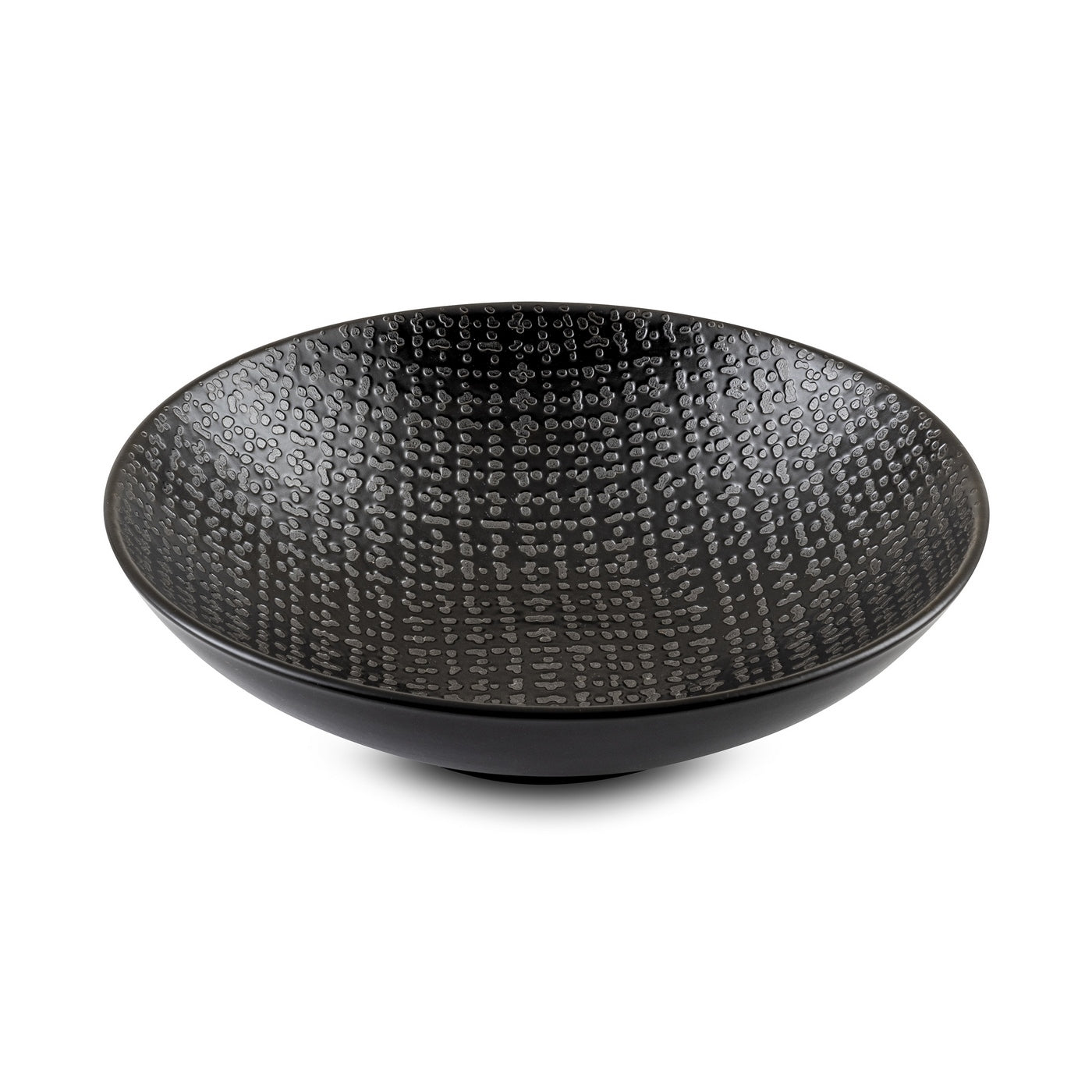 Black Tweed - 18 Piece Service - Stoneware - Black