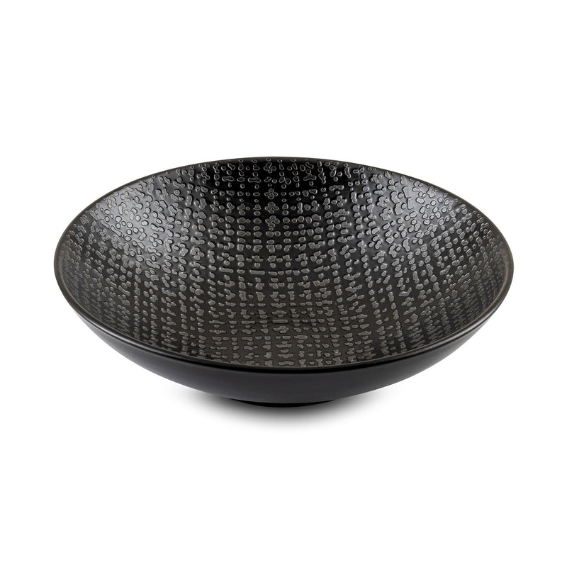 18 Piece Service - Tweed - Black