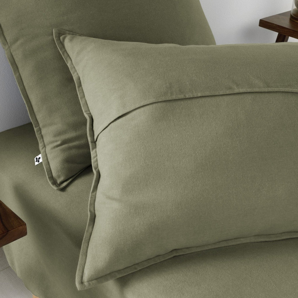Candice - Funda de almohada - Franela - Romero