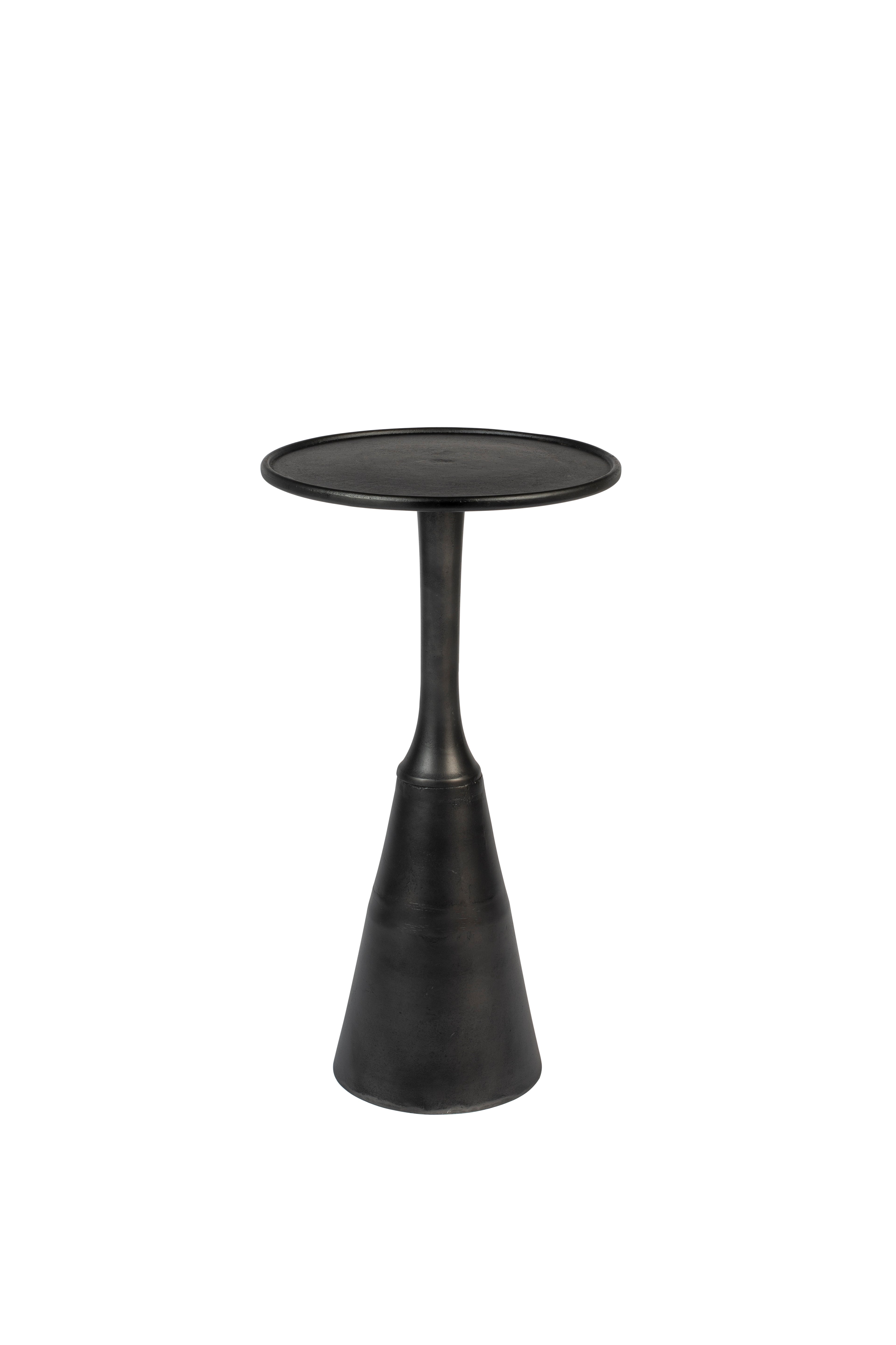 Noah - Side Table - Aluminum - Antique Black