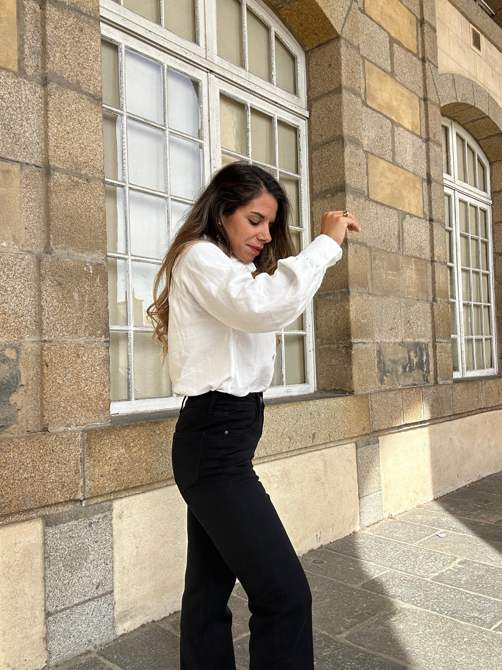 Jean droit Solange noir