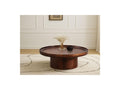 Gabriella - Table Basse D.80 Cm Bois Massif D'Acacia
