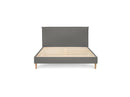 Sary - Cama Con Lamas Macizas - Patas De Madera Natural