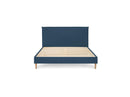 Sary - Cama Con Lamas Macizas - Patas De Madera Natural