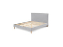 Sary - Cama Con Lamas Macizas - Patas De Madera Natural