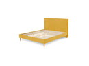 Sary - Cama Con Lamas Macizas - Patas De Madera Natural