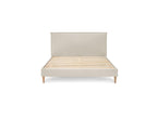 Sary - Bed with Solid Slats - Natural Wooden Legs