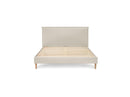 Sary - Cama Con Lamas Macizas - Patas De Madera Natural