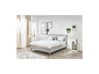 Sary - Bed with Solid Slats - Natural Wooden Legs