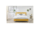 Sary - Cama Con Lamas Macizas - Patas De Madera Natural
