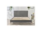 Sary - Bed with Solid Slats - Natural Wooden Legs