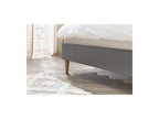 Sary - Bed with Solid Slats - Natural Wooden Legs
