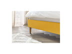 Sary - Bed with Solid Slats - Natural Wooden Legs