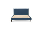 Sary - Cama con lamas macizas - Patas de madera de wengué