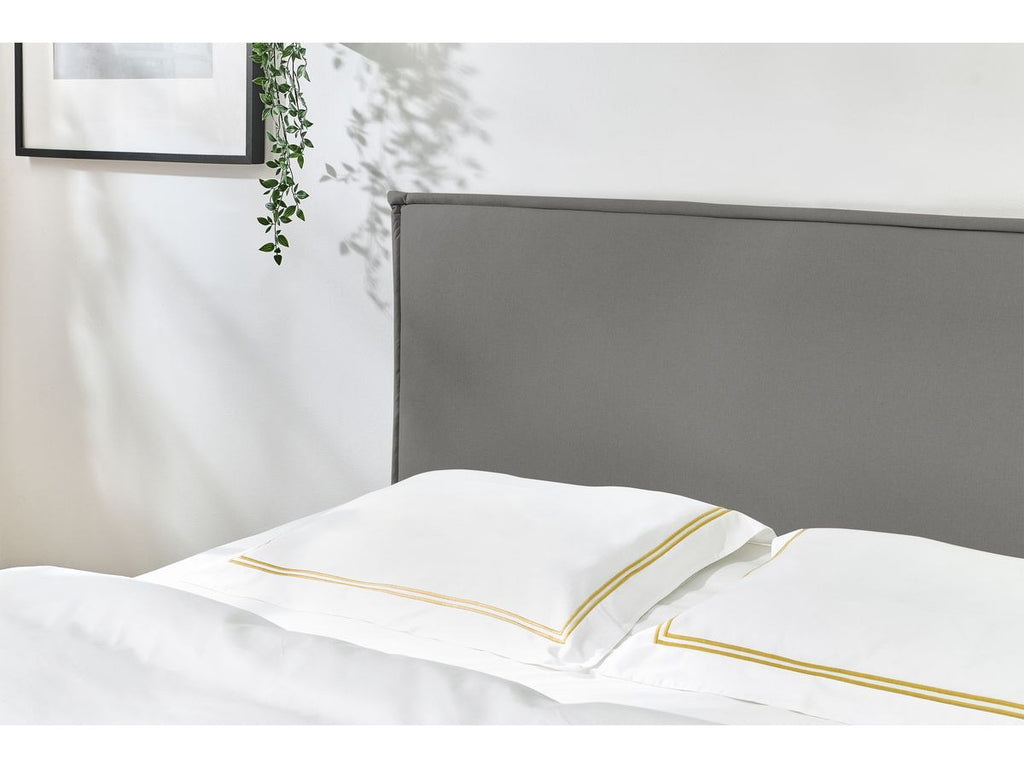 Sary - Cama con lamas macizas - Patas de madera de wengué