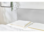 Sary - Cama con lamas macizas - Patas de madera de wengué