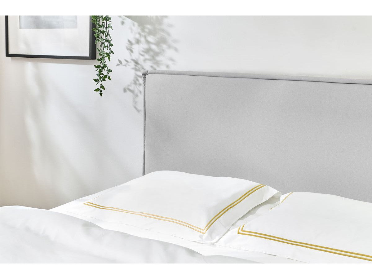Sary - Cama con lamas macizas - Patas de madera de wengué