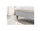 Sary - Cama con lamas macizas - Patas de madera de wengué