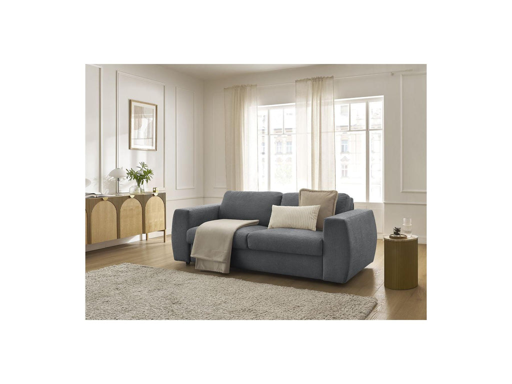 Hugo - Straight Sofa Bed with Express Opening - Textured Fabric - 160X190
