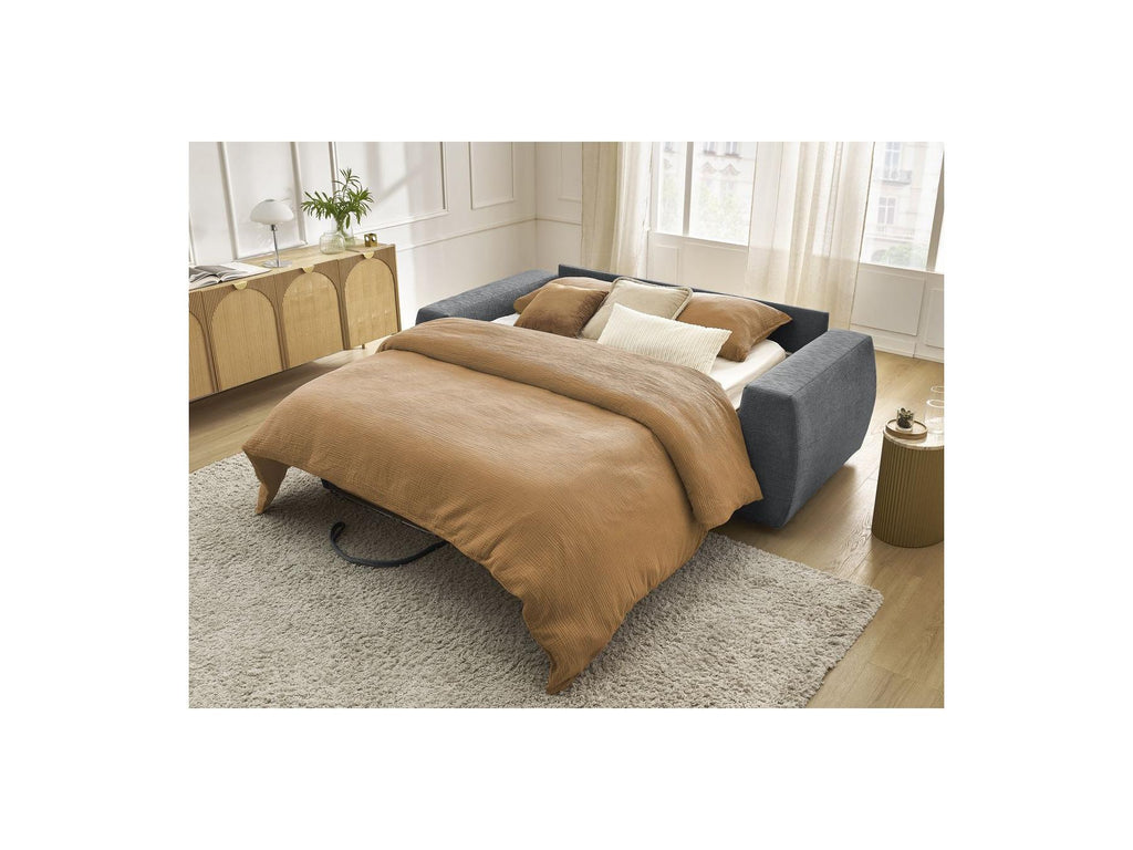 Hugo - Straight Sofa Bed with Express Opening - Textured Fabric - 160X190