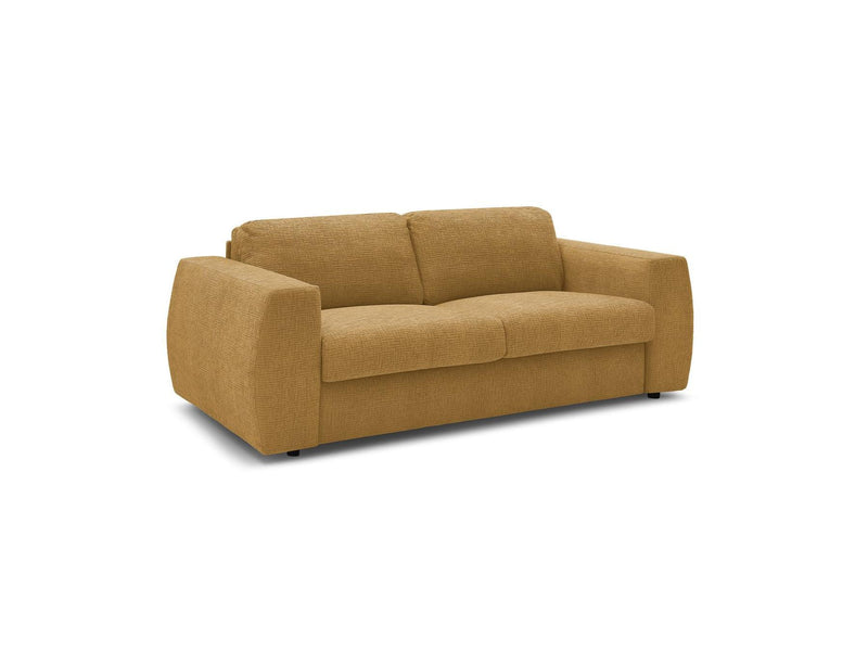 Canapé Droit Convertible Ouverture Express - Hugo - Tissu Texturé - 160X190