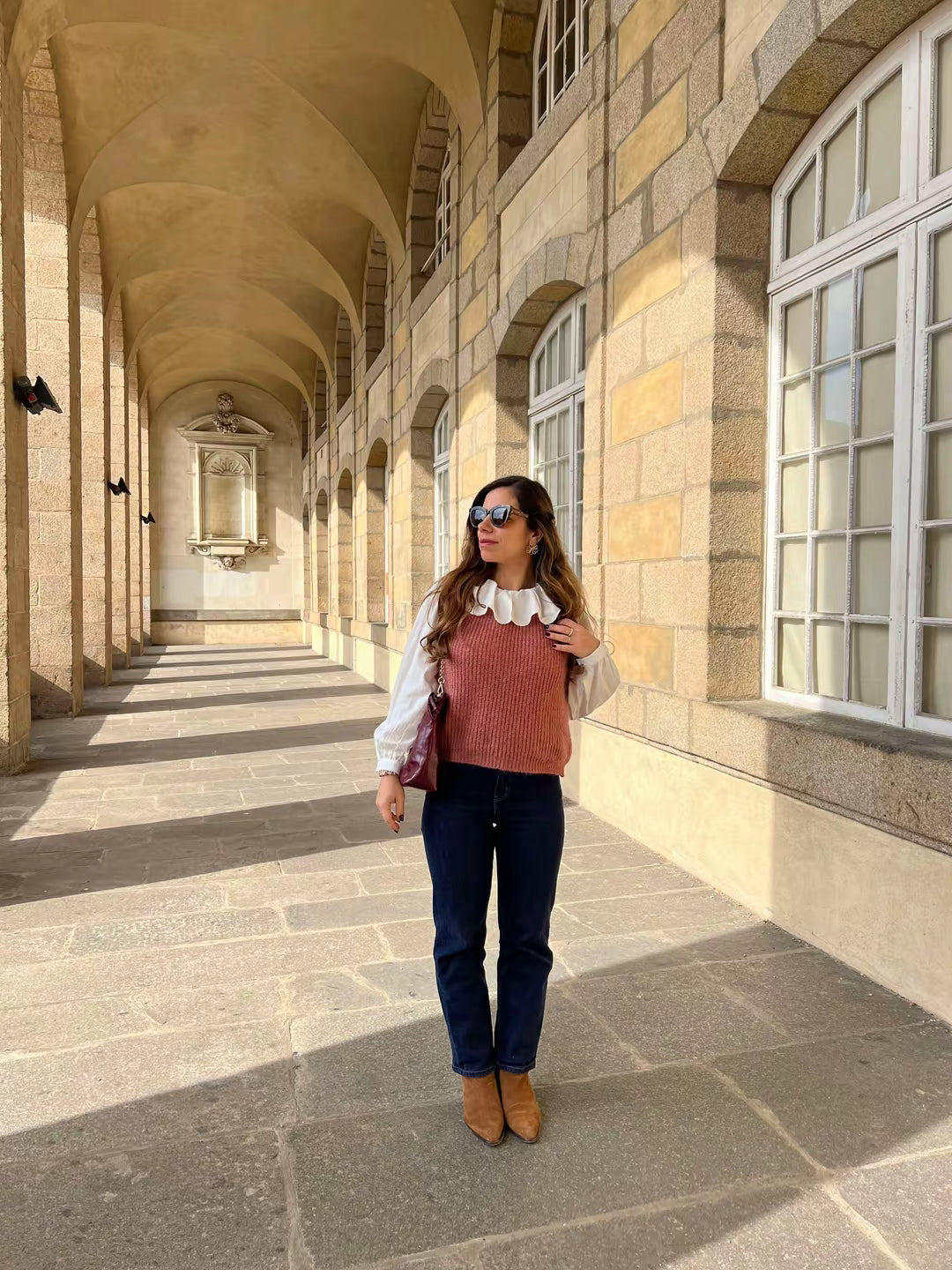Vaquero recto Solange en denim bruto