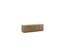 Marion - 4 Door TV Unit - Oak And Travertine Effect