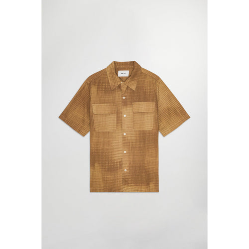 Daniel Ss Shirt - Brown Print
