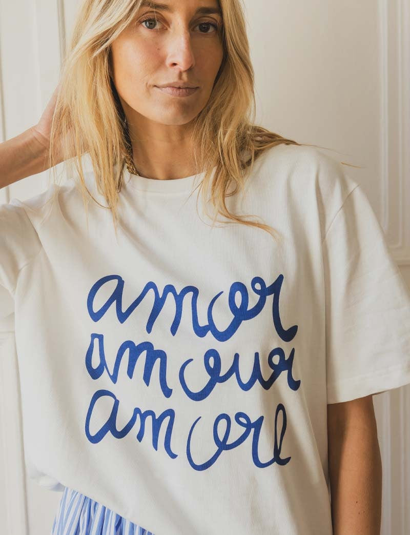 Biały T-Shirt Amor
