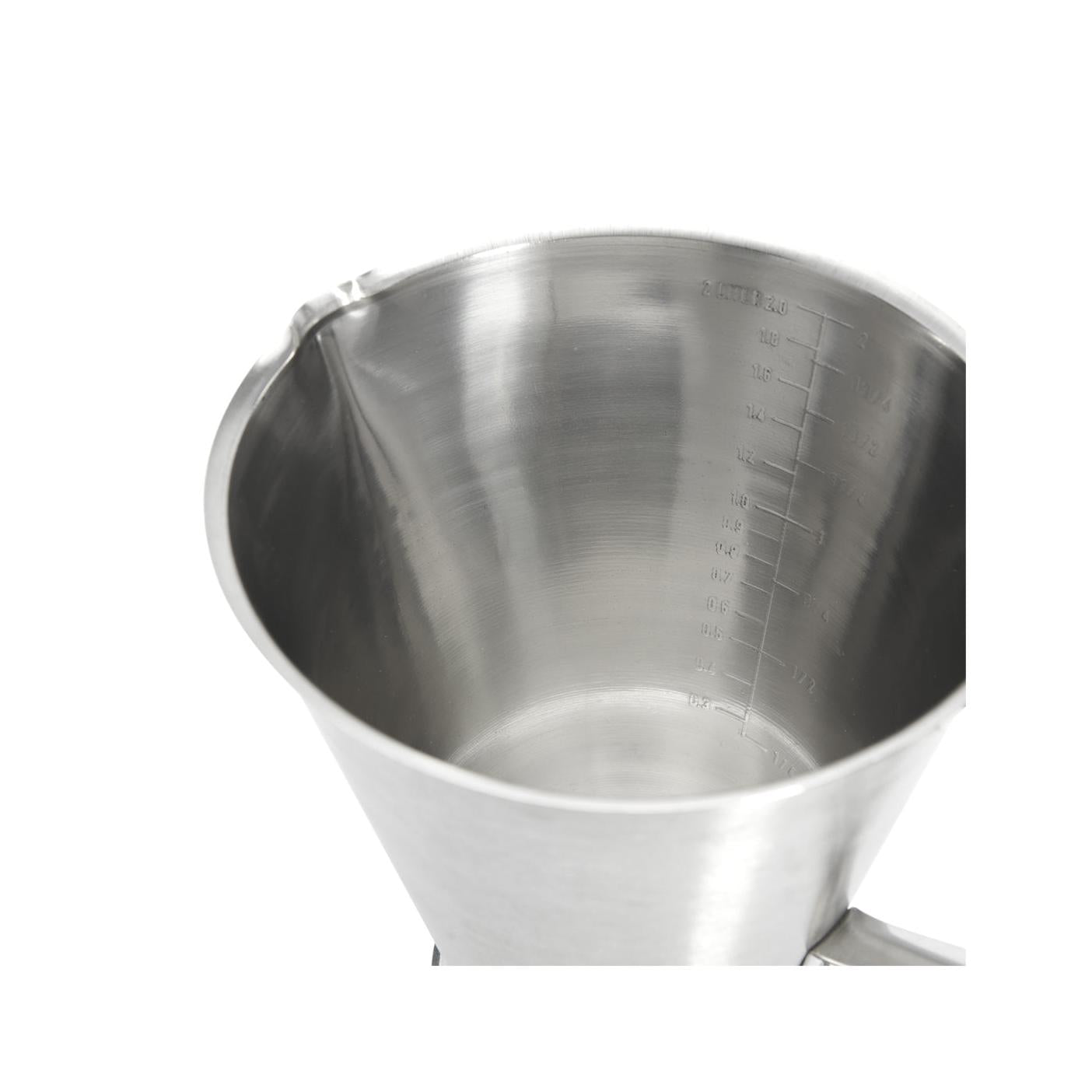 Medidor Graduado En Acero Inoxidable - 2 L