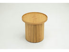 Castellane - Ensemble De 3 Tables Basses Placage Chêne Massif