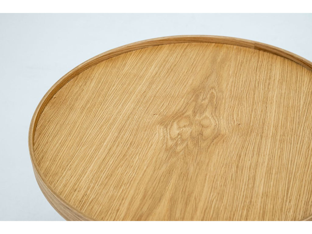 Castellane - Ensemble De 3 Tables Basses Placage Chêne Massif
