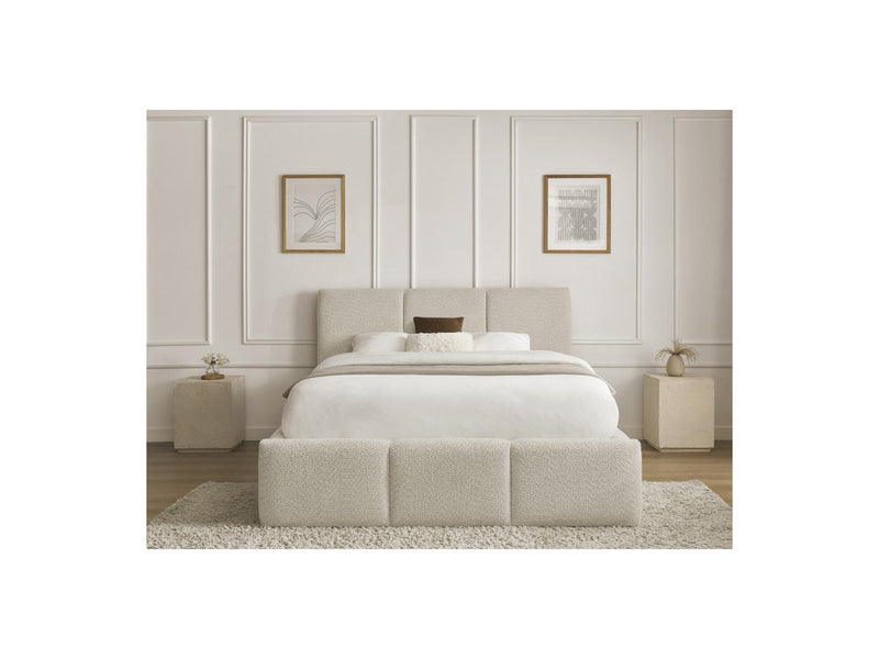 Elya - Storage Bed - Bouclette Fabric