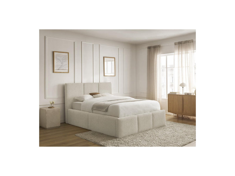 Elya - Storage Bed - Bouclette Fabric