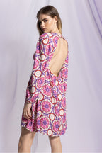 The Kamala Pink Lotus Dress