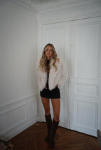 Manteau Fourrure Soanne - Crème