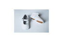 Mini-Alice Soft Non-Slip Baby Shoes with Buckle - White Leather - Girl