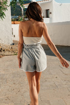 Short Siena Rayures Fil A Fil