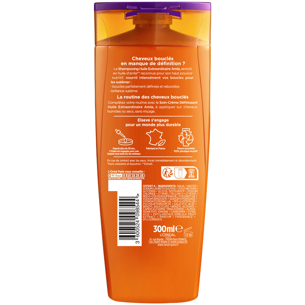 Elseve Huile Extraordinaire Amla La Routine Des Cheveux Très Secs & Bouclés