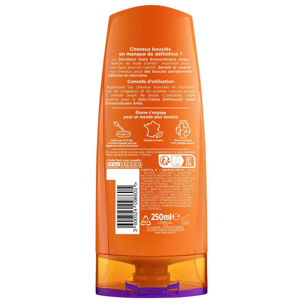 Elseve Huile Extraordinaire Amla La Routine Des Cheveux Très Secs & Bouclés