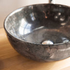 Mia - Vasque Ronde - Marbre - Gris