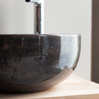 Mia - Vasque Ronde - Marbre - Gris