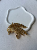 Broche Monet Vintage - Hoja Dorada