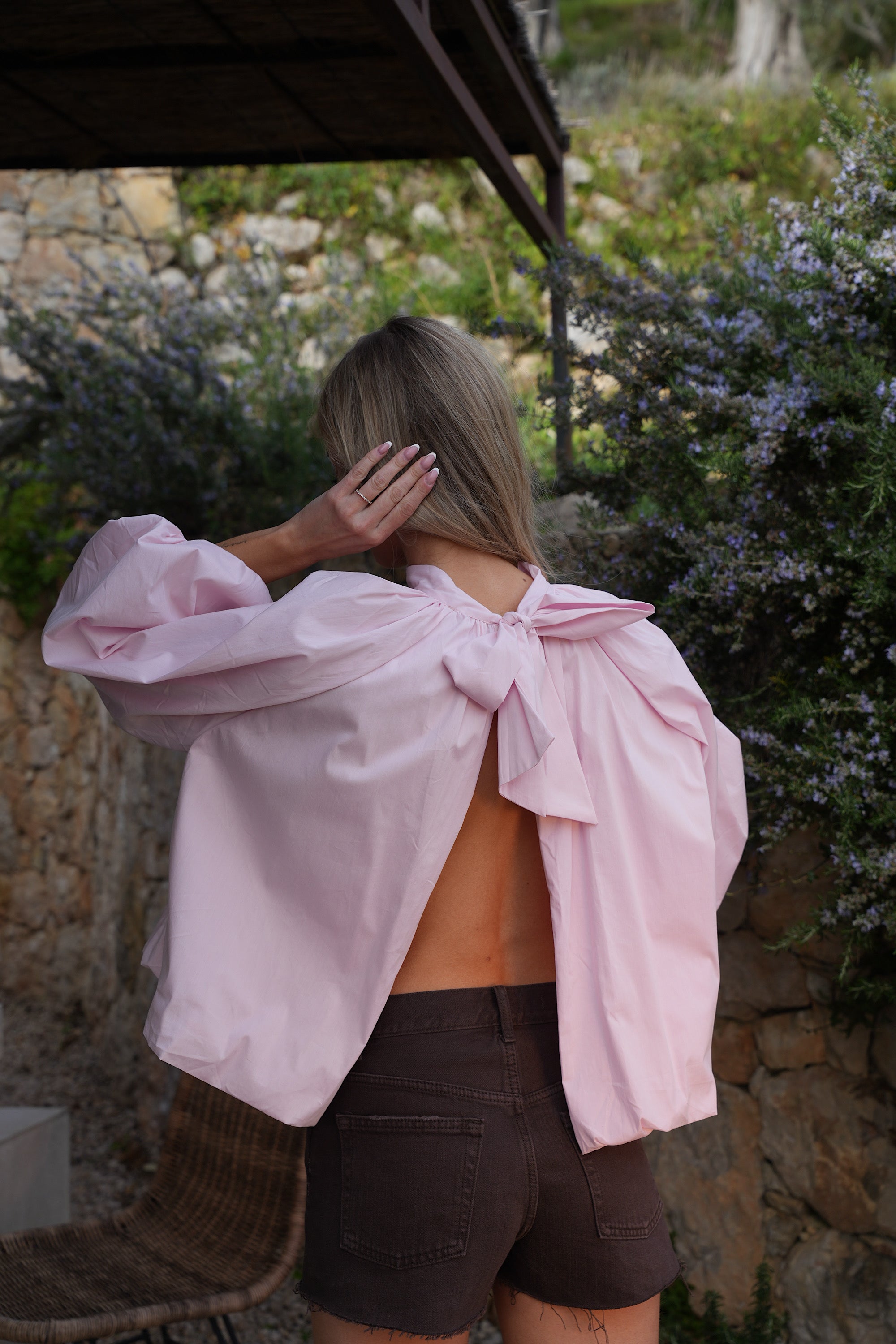 Blouse Dos Nu Lorena - Rose