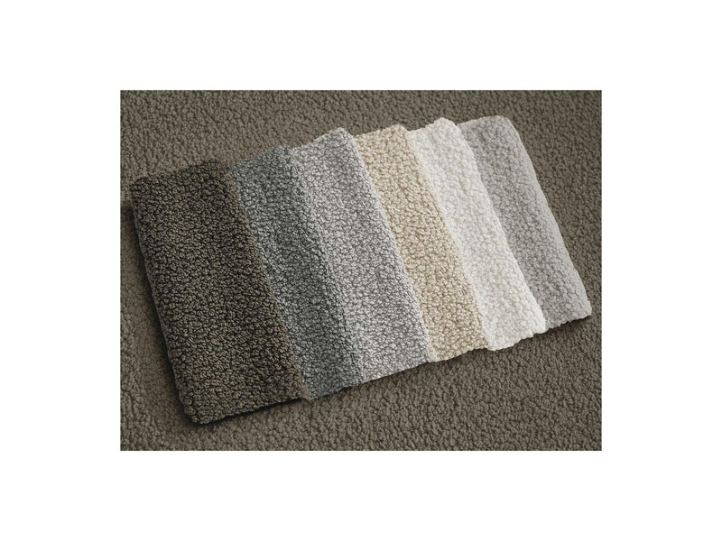 Canapé Droit Fixe - Leonore - Tissu Bouclette