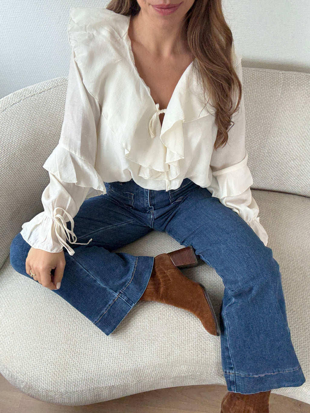 Blusa Iris Crudo