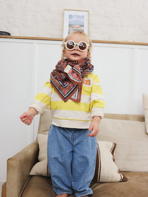 Foulard Adulte Dheli Abricot 100 Cm